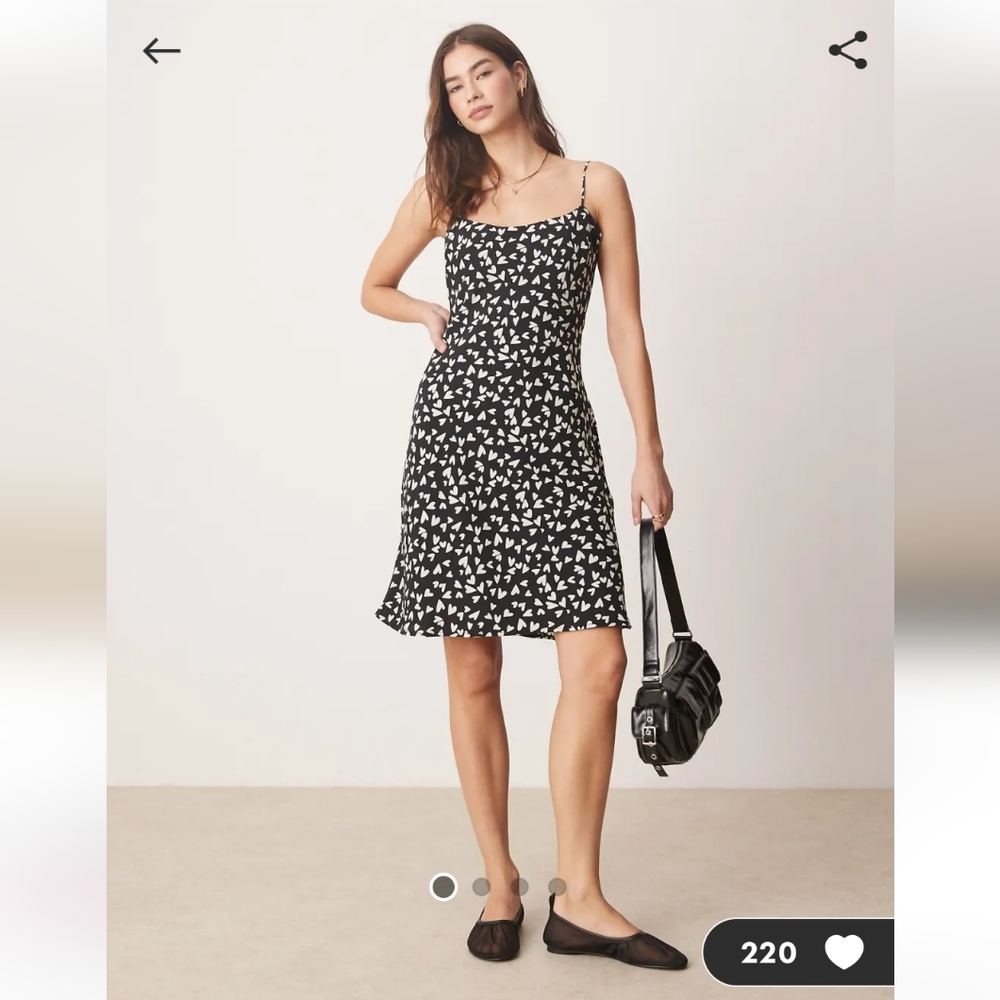 Abercrombie & Fitch Black and White Mini Dress